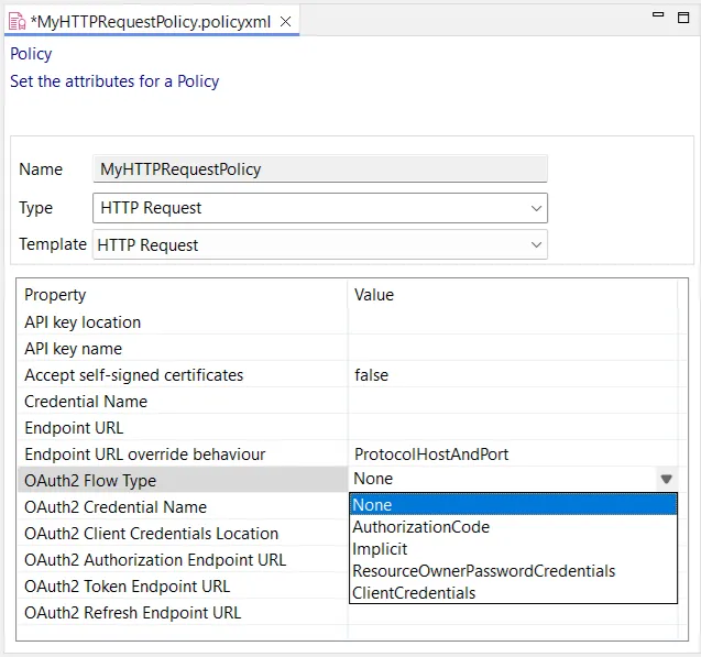 http request policy