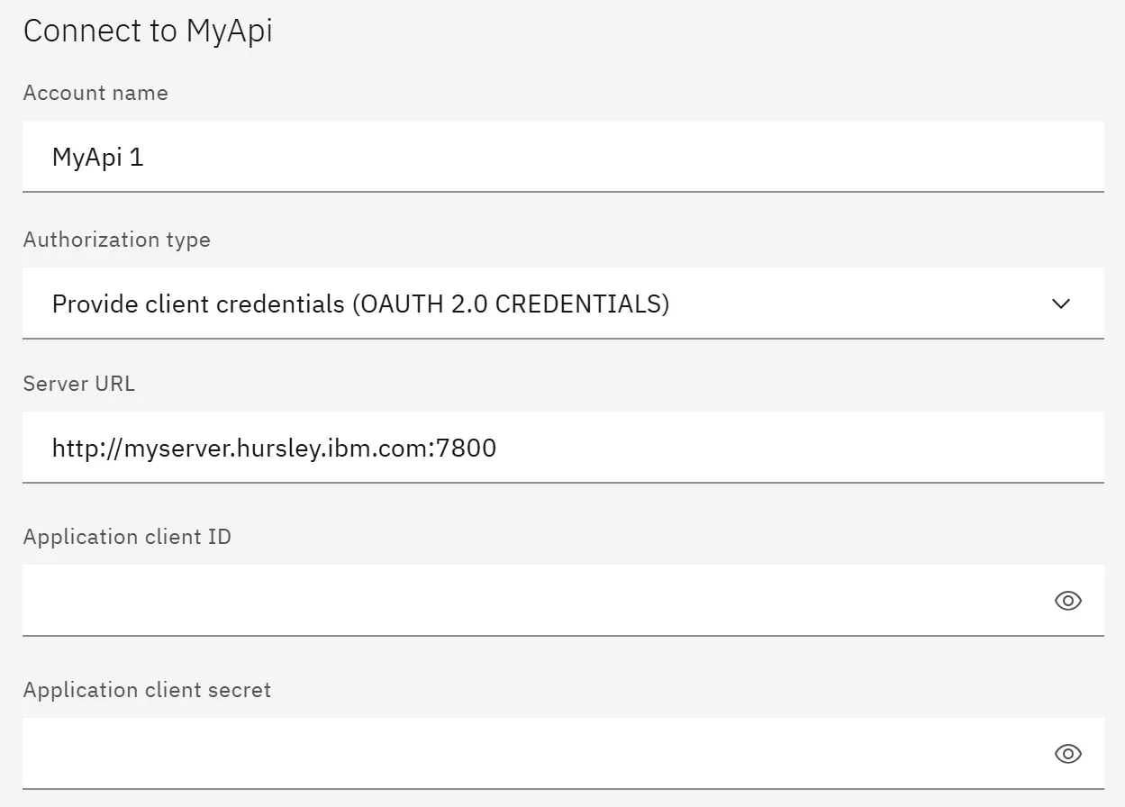 oauth credentials config